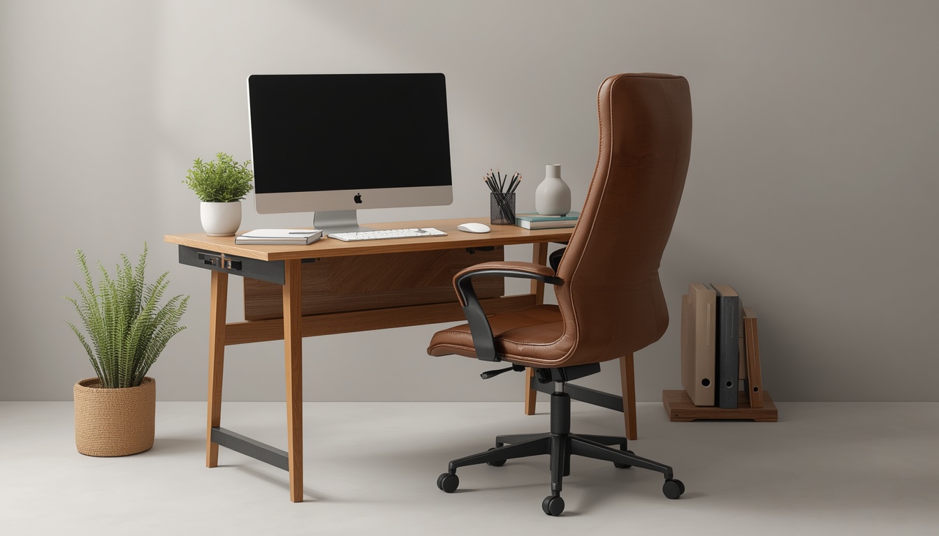 Beautyssfaunaur ergonomic desk arrangement in a modern office